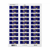 Zusammensetzung mit Sapphire-Schmetterlingen (Vorne)