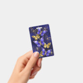 Zusammensetzung mit Sapphire-Schmetterlingen Ausweis (Handheld)