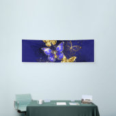 Zusammensetzung mit Sapphire-Schmetterlingen Banner (Messeveranstaltung)