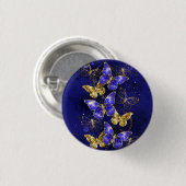 Zusammensetzung mit Sapphire-Schmetterlingen Button (Vorne & Hinten)