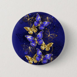 Zusammensetzung mit Sapphire-Schmetterlingen Button