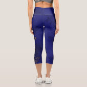 Zusammensetzung mit Sapphire-Schmetterlingen Capri Leggings (Rückseite)