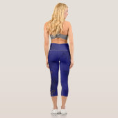 Zusammensetzung mit Sapphire-Schmetterlingen Capri Leggings (Rückseite)