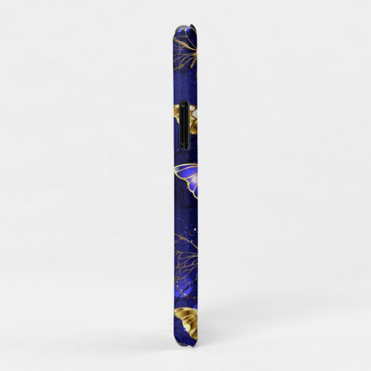 Zusammensetzung mit Sapphire-Schmetterlingen Case-Mate iPhone Hülle (Hinten/Rechts)