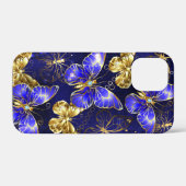 Zusammensetzung mit Sapphire-Schmetterlingen Case-Mate iPhone Hülle (Rückseite (Horizontal))