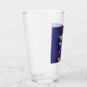 Zusammensetzung mit Sapphire-Schmetterlingen Glas (Rechts)