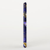 Zusammensetzung mit Sapphire-Schmetterlingen iPhone Hülle (Rechte Seite)