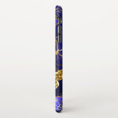 Zusammensetzung mit Sapphire-Schmetterlingen iPhone Hülle (Linke Seite)