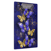 Zusammensetzung mit Sapphire-Schmetterlingen Klemmbrett (Rechts)