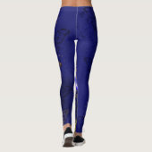 Zusammensetzung mit Sapphire-Schmetterlingen Leggings (Rückseite)