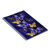 Zusammensetzung mit Sapphire-Schmetterlingen Notizblock (Rechte Seite)