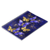 Zusammensetzung mit Sapphire-Schmetterlingen Notizblock (Linke Seite)