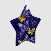 Zusammensetzung mit Sapphire-Schmetterlingen Ornament (Vorderseite)