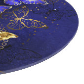 Zusammensetzung mit Sapphire-Schmetterlingen Schneidebrett (Ecke)