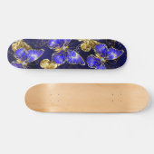 Zusammensetzung mit Sapphire-Schmetterlingen Skateboard (Horizontal)