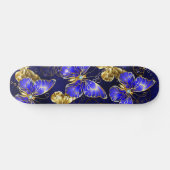 Zusammensetzung mit Sapphire-Schmetterlingen Skateboard (Horizontal)