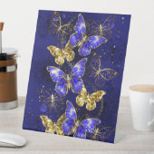 Zusammensetzung mit Sapphire-Schmetterlingen Sockelschild (In Situ)