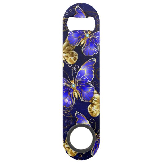 Zusammensetzung mit Sapphire-Schmetterlingen Speed Flaschenöffner (Vorderseite)
