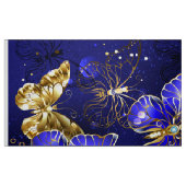 Zusammensetzung mit Sapphire-Schmetterlingen Stoff (Fat Quarter (45,7 x 55,9 cm))