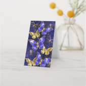 Zusammensetzung mit Sapphire-Schmetterlingen Treuekarte (Vorderseite)