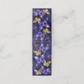 Zusammensetzung mit Sapphire-Schmetterlingen Treuekarte (Außenseite Aufgefaltet)