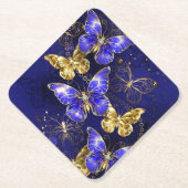 Zusammensetzung mit Sapphire-Schmetterlingen Untersetzer (Vorderseite)