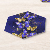 Zusammensetzung mit Sapphire-Schmetterlingen Untersetzer (angewinkelt)