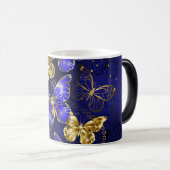 Zusammensetzung mit Sapphire-Schmetterlingen Verwandlungstasse (VorderseiteRechts)