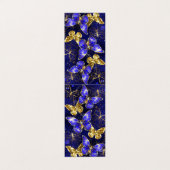 Zusammensetzung mit Sapphire-Schmetterlingen Visitenkarten (Außenseite Aufgefaltet)