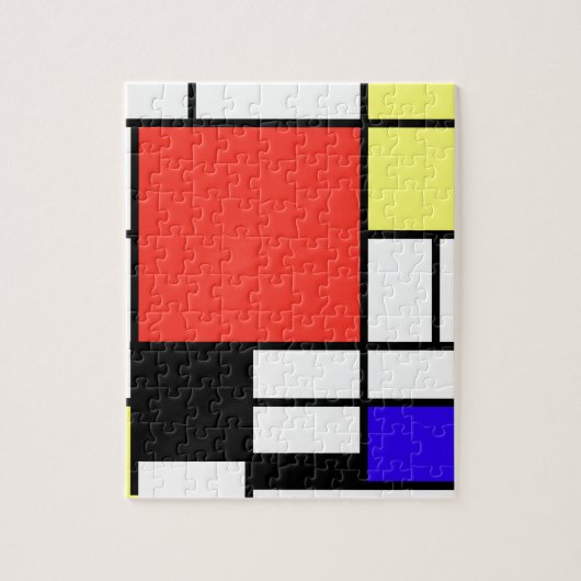 Zusammensetzung, Mondriaan Puzzle (Vertikal)