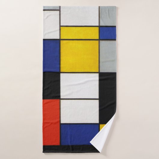 Zusammensetzung, Mondrian Badehandtuch (Badehandtuch)