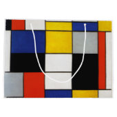 Zusammensetzung, Mondrian Große Geschenktüte (Rückseite)
