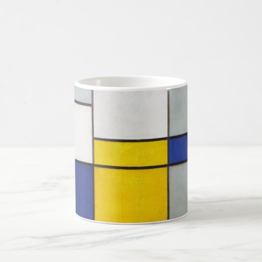 Zusammensetzung, Mondrian Kaffeetasse (Mittel)