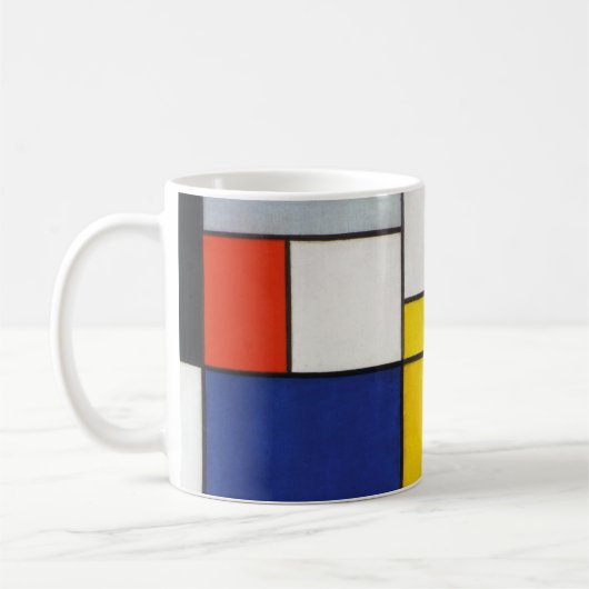 Zusammensetzung, Mondrian Kaffeetasse (Links)