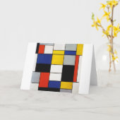Zusammensetzung, Mondrian Karte (Gelbe Blume)