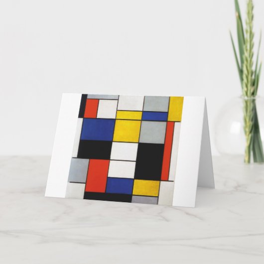 Zusammensetzung, Mondrian Karte (Vorderseite)