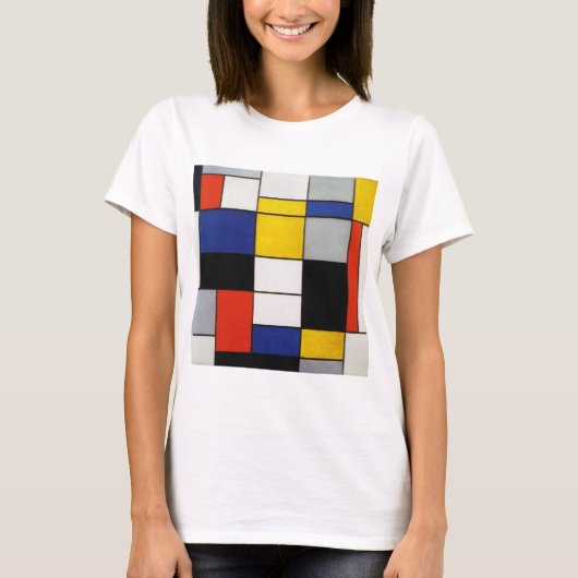 Zusammensetzung, Mondrian T-Shirt (Vorderseite)