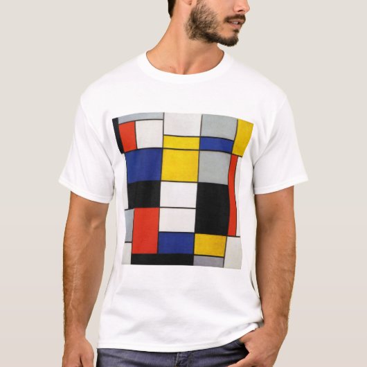 Zusammensetzung, Mondrian T-Shirt (Vorderseite)