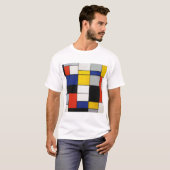 Zusammensetzung, Mondrian T-Shirt (Vorne ganz)