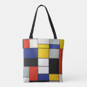Zusammensetzung, Mondrian Tasche (Rückseite)