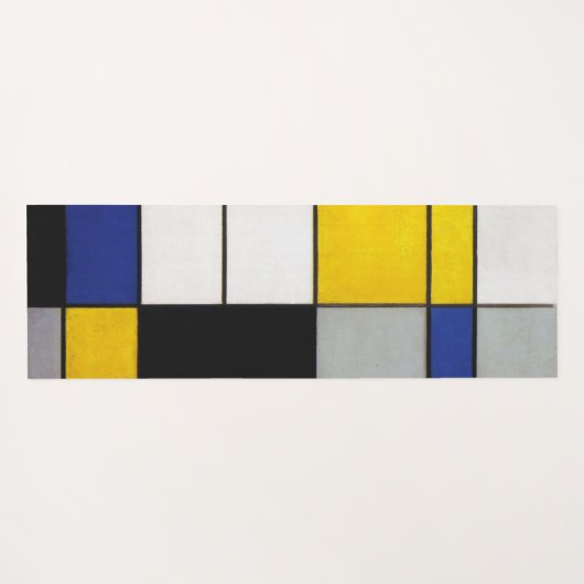 Zusammensetzung, Mondrian Yogamatte (Rückseite (Horizontal))