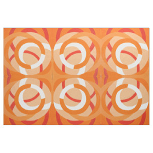 Zusammensetzung Nr. 43 Orange Monochrom Stoff