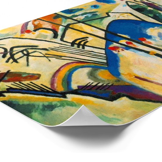 Zusammensetzung Nummer vier Poster (Ecke)