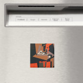 Zusammensetzung (Öl auf Leinwand) Magnet (In Situ (Geschirrspüler))