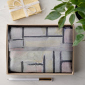 Zusammensetzung Rosa und Grau, Mondrian Seidenpapier (Geschenk)