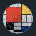 Zusammensetzung Rot, Gelb, Blau, Schwarz | Mondria Dartscheibe<br><div class="desc">Die Komposition mit Rot,  Gelb,  Blau und Schwarz ist ein Gemälde von Piet Mondriaan aus dem Jahr 1921.</div>