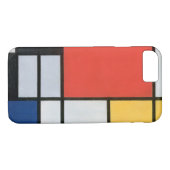 Zusammensetzung Rot, Gelb, Blau, Schwarz, Mondrian Case-Mate iPhone Hülle (Rückseite (Horizontal))