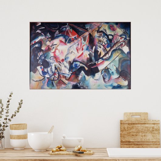 Zusammensetzung VI Poster (Küche)