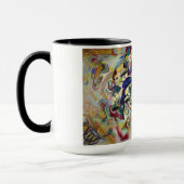 Zusammensetzung VII, 1913, eingereicht von Wassily Tasse (Links)