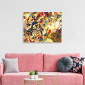 Zusammensetzung VII Leinwanddruck (Insitu (Wohnzimmer))